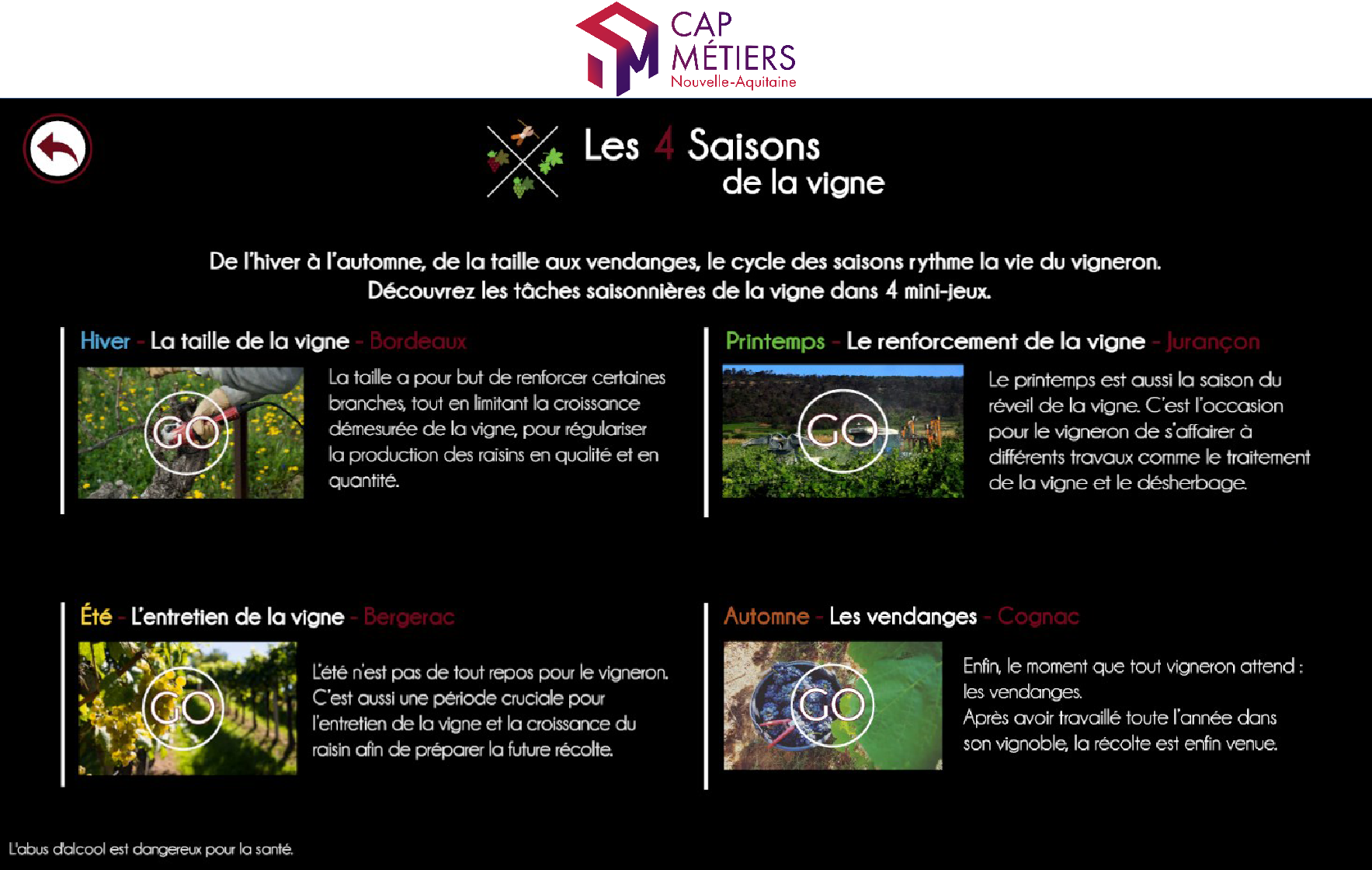 Les métiers de la vigne et du vin
