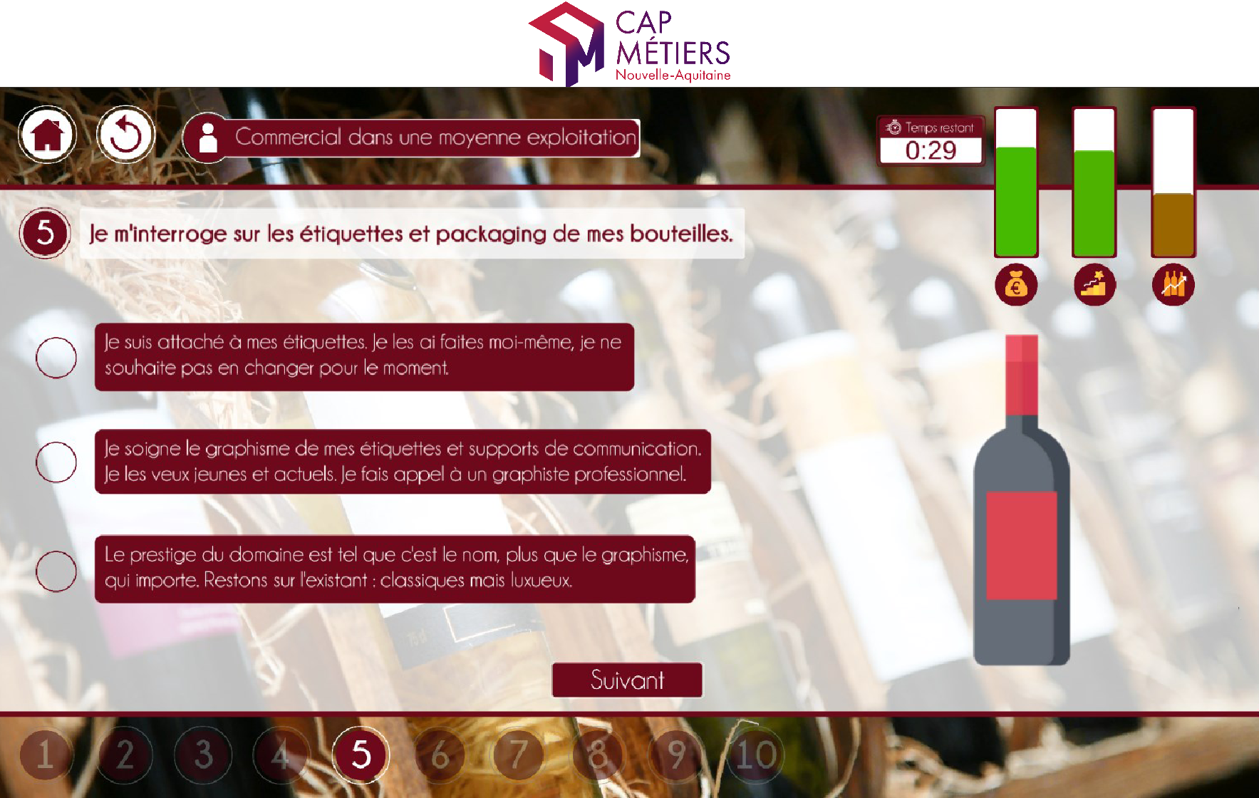 Les métiers de la vigne et du vin